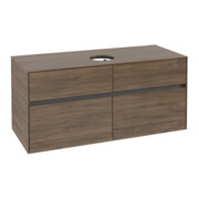 V&B Meuble sous lavabo Collaro 120x54,8x50 cm, vasque centrale, chêne Arizona-3