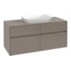 V&B Meuble sous lavabo Collaro 120x54,8x50 cm, vasque centrale, vert doux-1