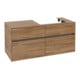 V&B Meuble sous lavabo Collaro 120x54,8x50 cm, vasque droite, chêne Kansas-1