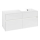 V&B Meuble sous lavabo Collaro 120x54,8x50 cm, WT d, LED 8,8 W, blanc brillant-3