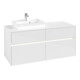 V&B Meuble sous lavabo Collaro 120x54,8x50 cm, WT l, LED 8,8 W, blanc brillant-3