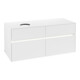 V&B Meuble sous lavabo Collaro 120x54,8x50 cm, WT l, LED 8,8 W, blanc mat-1