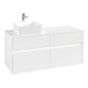 V&B Meuble sous lavabo Collaro 120x54,8x50 cm, WT l, LED 8,8 W, blanc mat-3