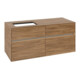 V&B Meuble sous-lavabo Collaro 120x54,8x50 cm, WT l, LED 8,8 W, Kan Oa-1