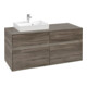 V&B Meuble sous-lavabo Collaro 120x54,8x50 cm, WT l, LED 8,8 W, st. Oa-1