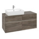 V&B Meuble sous lavabo Collaro 120x54,8x50 cm, WT l, LED 8,8 W, st. Oa-1