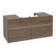 V&B Meuble sous lavabo Collaro 120x54,8x50 cm, WT mi, LED 8,8 W, Ar Oa-3