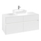 V&B Meuble sous lavabo Collaro 120x54,8x50 cm, WT mi, LED 8,8 W, bl. ma-3