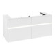 V&B Meuble sous lavabo Collaro 120x54,8x50 cm, WT mi, LED 8,8 W, blanc mat-1