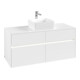 V&B Meuble sous lavabo Collaro 120x54,8x50 cm, WT mi, LED 8,8 W, blanc mat-3