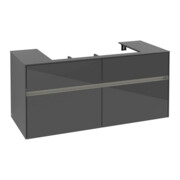 V&B Meuble sous lavabo Collaro 120x54,8x50 cm, WT mi, LED 8,8 W, glo Gr