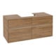 V&B Meuble sous-lavabo Collaro 120x54,8x50 cm, WT mi, LED 8,8 W, Kan Oa-3