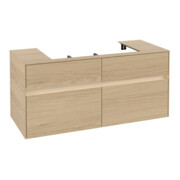 V&B Meuble sous lavabo Collaro 120x54,8x50 cm, WT mi, LED 8,8 W, Nord Oa