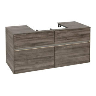 V&B Meuble sous-lavabo Collaro 120x54,8x50 cm, WT mi, LED 8,8 W, st. Oa