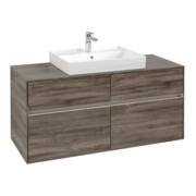 V&B Meuble sous-lavabo Collaro 120x54,8x50 cm, WT mi, LED 8,8 W, st. Oa-3