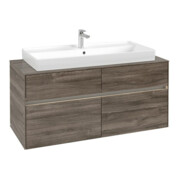 V&B Meuble sous lavabo Collaro 120x54,8x50 cm, WT mi, LED 8,8 W, st. Oa