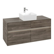 V&B Meuble sous lavabo Collaro 120x54,8x50 cm, WT mi, LED 8,8 W, st. Oa