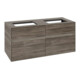 V&B Meuble sous-lavabo Collaro 120x54,8x50cm, f 2 tiroirs, LED 8,8W, st. Oa-1