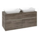 V&B Meuble sous-lavabo Collaro 120x54,8x50cm, f 2 tiroirs, LED 8,8W, st. Oa-3