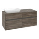 V&B Meuble sous lavabo Collaro 120x54,8x50cm, lavabo à gauche, chêne pierre-1