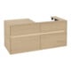 V&B Meuble sous-lavabo Collaro 120x54,8x50cm, lavabo droit, LED 8,8 W, Nord Oa-1