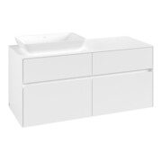 V&B Meuble sous-lavabo Collaro 120x54,8x50cm, lavabo gauche, blanc mat-3