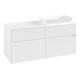 V&B Meuble sous lavabo Collaro 120x54,8x50cm, LV droite, blanc mat-1