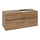V&B Meuble sous lavabo Collaro 120x54,8x50cm, LV droite, chêne Kansas-3