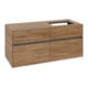 V&B Meuble sous lavabo Collaro 120x54,8x50cm, LV droite, chêne Kansas-1