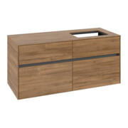V&B Meuble sous lavabo Collaro 120x54,8x50cm, LV droite, chêne Kansas