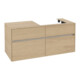 V&B Meuble sous lavabo Collaro 120x54,8x50cm, LV droite, chêne nordique-3