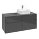 V&B Meuble sous-lavabo Collaro 120x54,8x50cm, LV droite, gris brillant-3