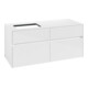 V&B Meuble sous lavabo Collaro 120x54,8x50cm, LV gauche, blanc brillant-3