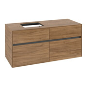 V&B Meuble sous lavabo Collaro 120x54,8x50cm, LV gauche, chêne Kansas-3