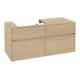 V&B Meuble sous lavabo Collaro 120x54,8x50cm, LV gauche, chêne nordique-3