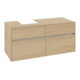 V&B Meuble sous lavabo Collaro 120x54,8x50cm, LV gauche, chêne nordique-3