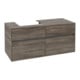 V&B Meuble sous lavabo Collaro 120x54,8x50cm, LV gauche, chêne pierre-3