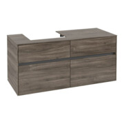 V&B Meuble sous lavabo Collaro 120x54,8x50cm, LV gauche, chêne pierre-3