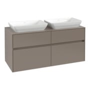 V&B Meuble sous-lavabo Collaro 120x54,8x50cm, pour 2 lavabos, chêne noir