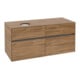 V&B Meuble sous lavabo Collaro 120x54,8x50cm, vasque à gauche, chêne Kansas-3