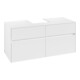 V&B Meuble sous lavabo Collaro 120x54,8x50cm, vasque centrale, blanc mat-1