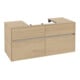 V&B Meuble sous lavabo Collaro 120x54,8x50cm, vasque centrale, chêne nordique