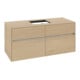 V&B Meuble sous-lavabo Collaro 120x54,8x50cm, vasque centrale, chêne nordique-1