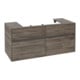 V&B Meuble sous lavabo Collaro 120x54,8x50cm, vasque centrale, chêne pierre