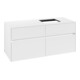 V&B Meuble sous lavabo Collaro 120x54,8x50cm, vasque droite, blanc mat-1
