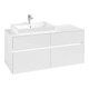 V&B Meuble sous lavabo Collaro 120x54,8x50cm, WT l, LED 8,8 W, blanc glo-3