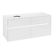 V&B Meuble sous-lavabo Collaro 120x54,8x50cm, WT l, LED 8,8 W, blanc glo-4