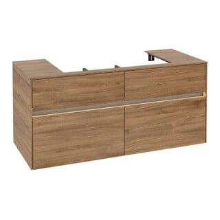 V&B Meuble sous lavabo Collaro 120x54,8x50cm, WT mi, LED 8,8 W, Kan Oa