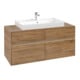 V&B Meuble sous lavabo Collaro 120x54,8x50cm, WT mi, LED 8,8 W, Kan Oa-3