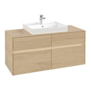 V&B Meuble sous-lavabo Collaro 120x54,8x50cm, WT mi, LED 8,8 W, Nord Oa-3